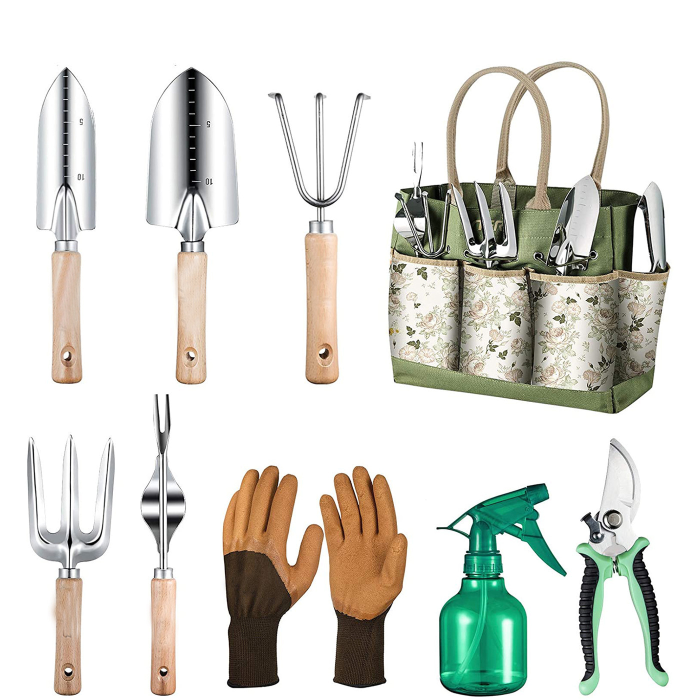 Gardening Tools Bag - Juego de herramientas de jardinería de