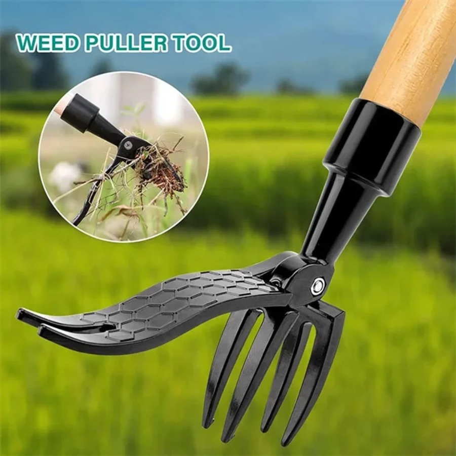 Gardening Tools Usa - Herramienta desmalezadora de pie con orificios