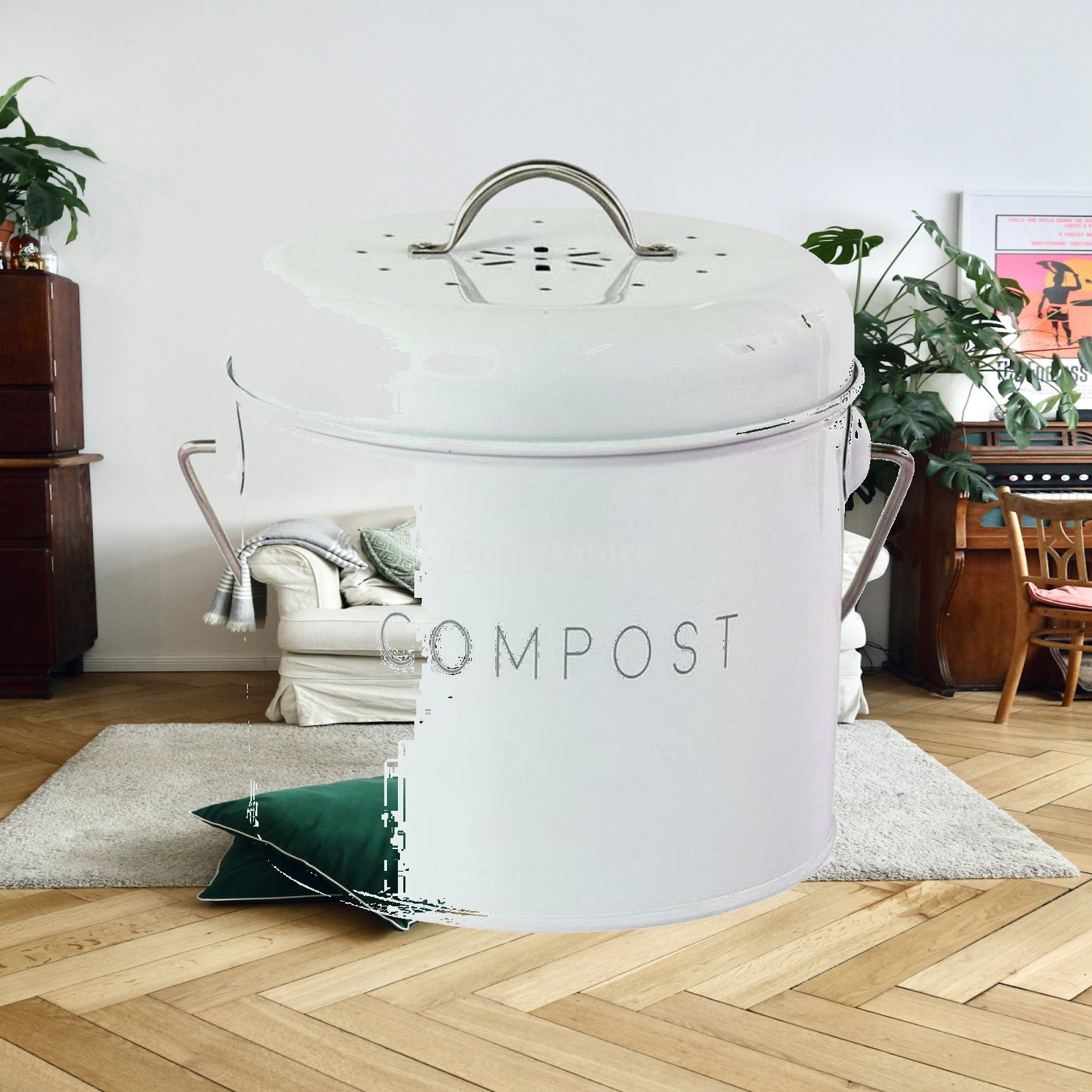 Compost Bin - Cubo de Basura de Escritorio para