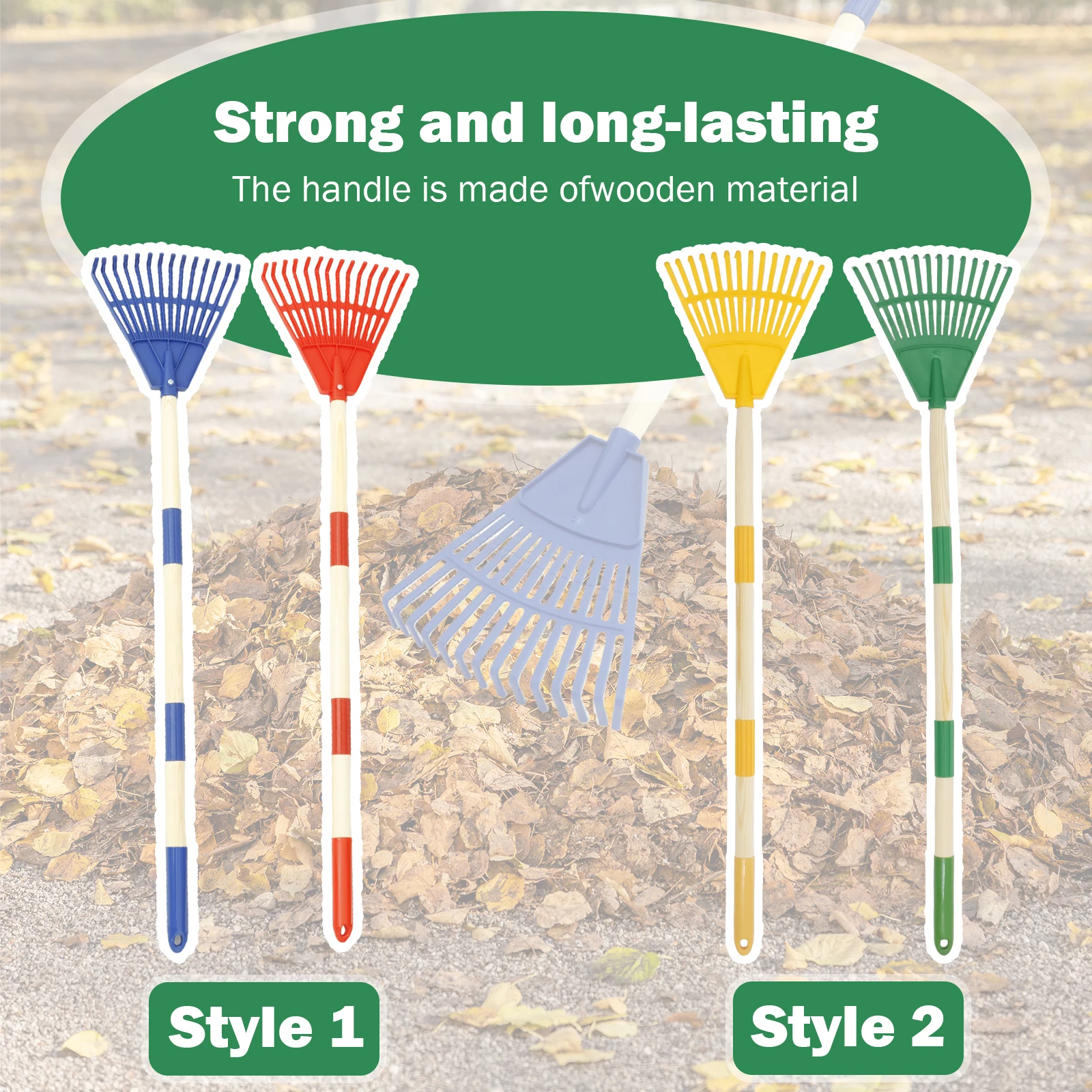 Rastrillo de hojas para niños, - Gardening Tools For 8 Year Olds reseña y precio