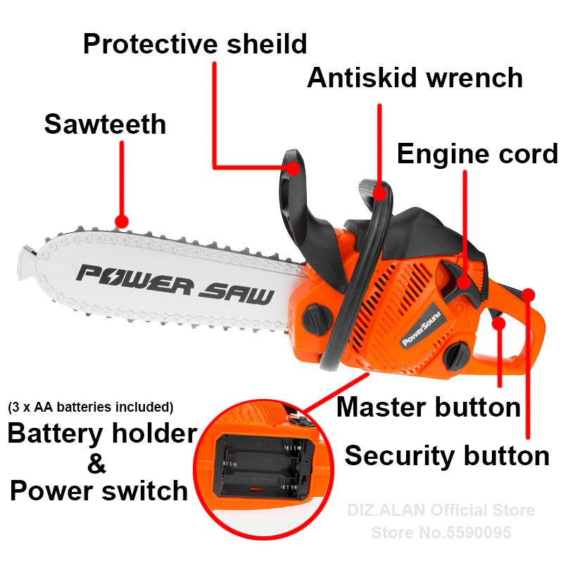 Motosierra Eléctrica de Juguet - Gardening Tools For 8 Year Olds reseña y precio