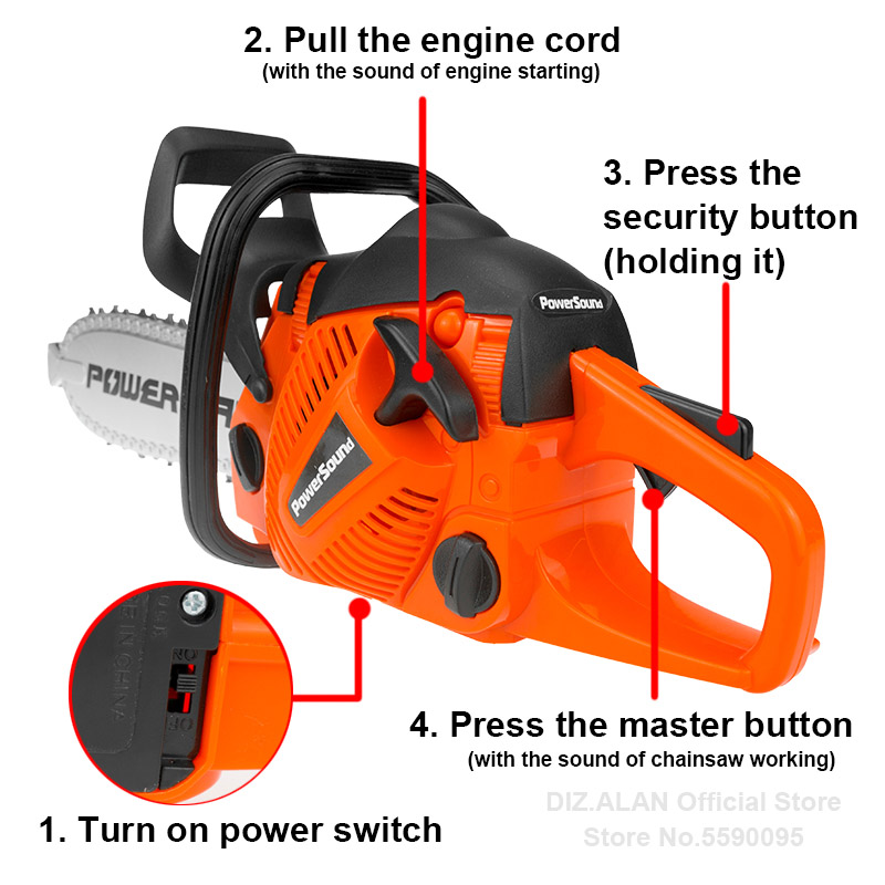 Motosierra Eléctrica de Juguet - Gardening Tools For 8 Year Olds reseña y precio