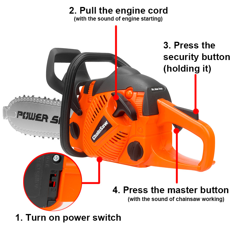 Motosierra de juguete para niñ - Gardening Tools For 8 Year Olds reseña y precio