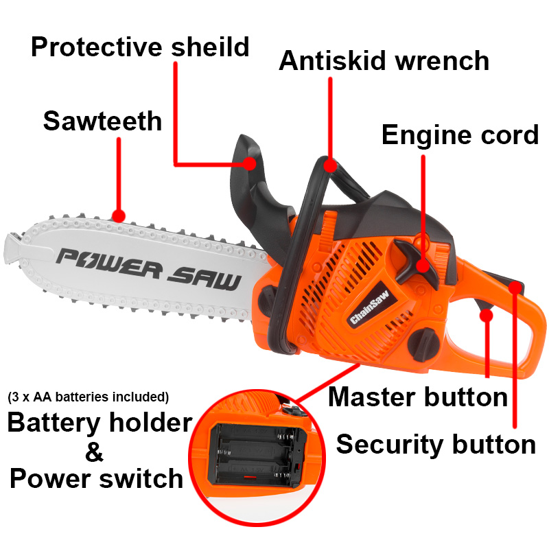 Motosierra de juguete para niñ - Gardening Tools For 8 Year Olds reseña y precio
