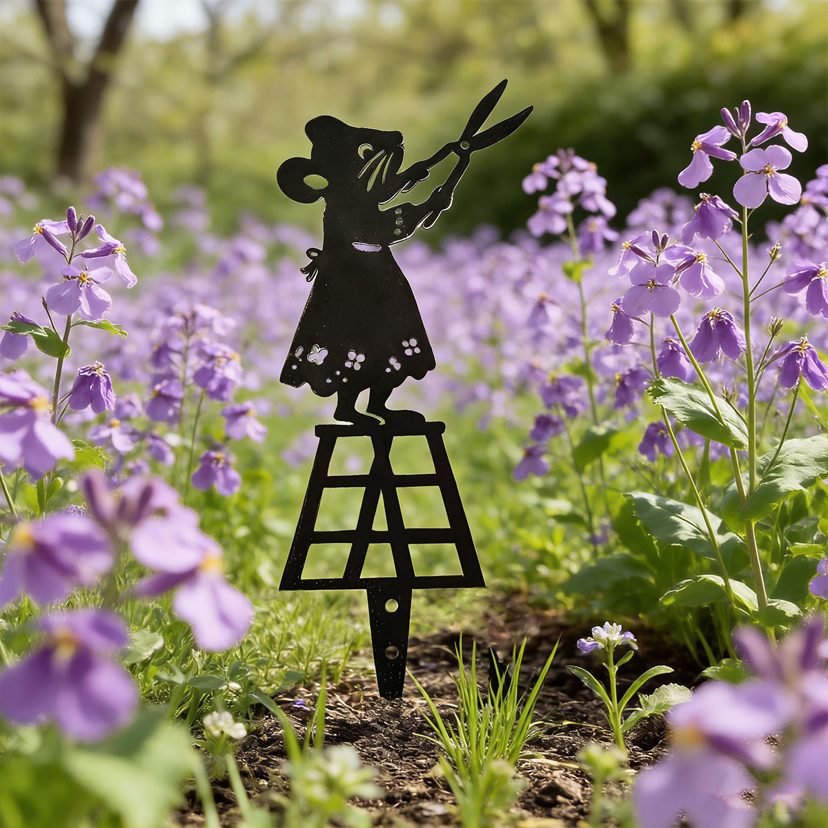Columna de jardín de metal con - Gardening Tools Usa reseña y precio