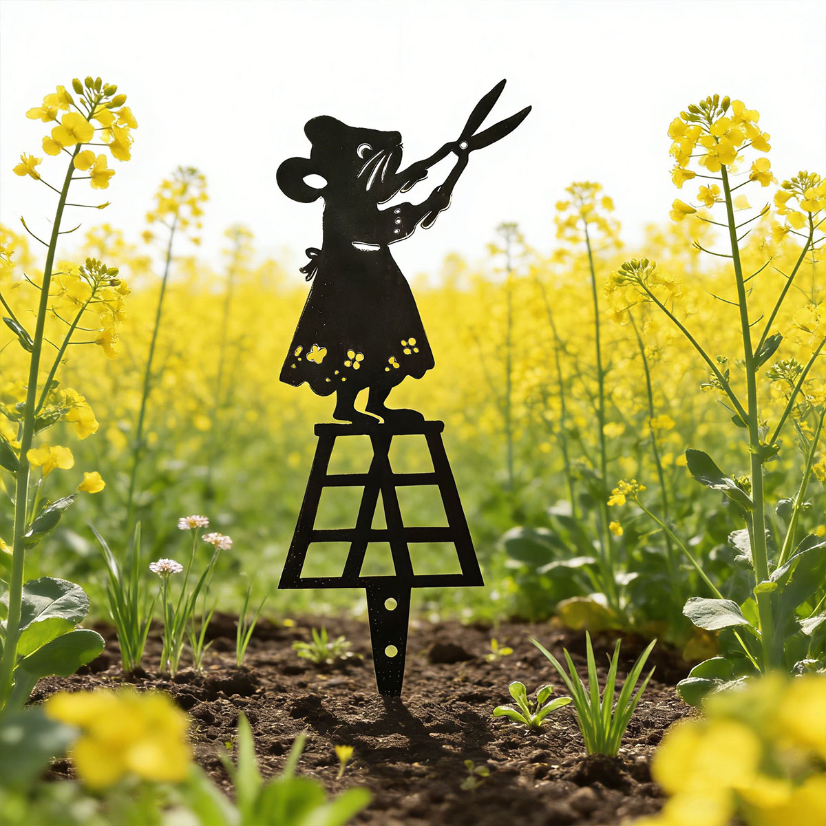 Columna de jardín de metal con - Gardening Tools Usa reseña y precio