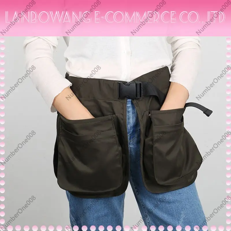 Delantal de lona de media long - Gardening Tools Bag reseña y precio