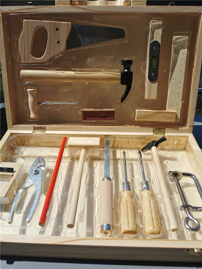 Caja de madera de carpintero p - Gardening Tools For 8 Year Olds reseña y precio