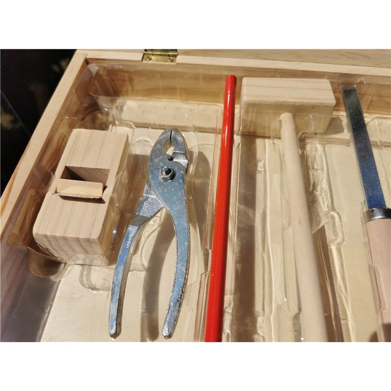 Caja de madera de carpintero p - Gardening Tools For 8 Year Olds reseña y precio
