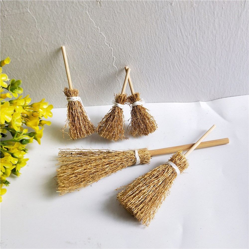 5 unidades/bolsa Escoba miniat - Gardening Tools Bag reseña y precio