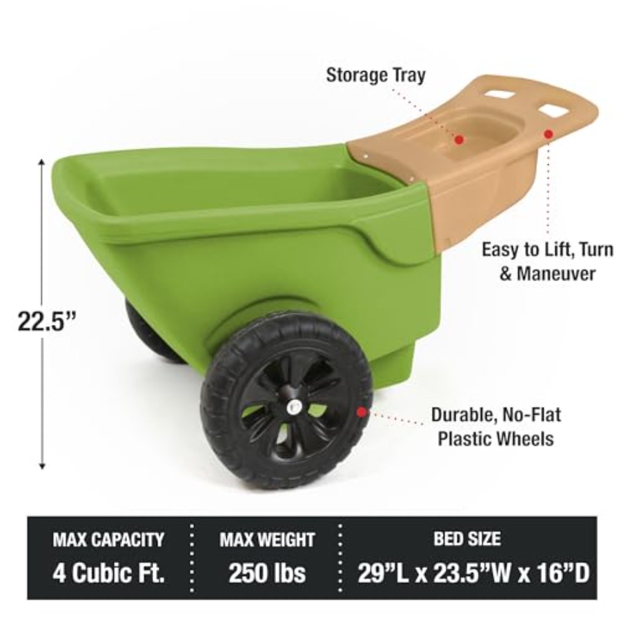 Carretilla Resistente Easy Hau - Gardening Tools Made In Usa reseña y precio