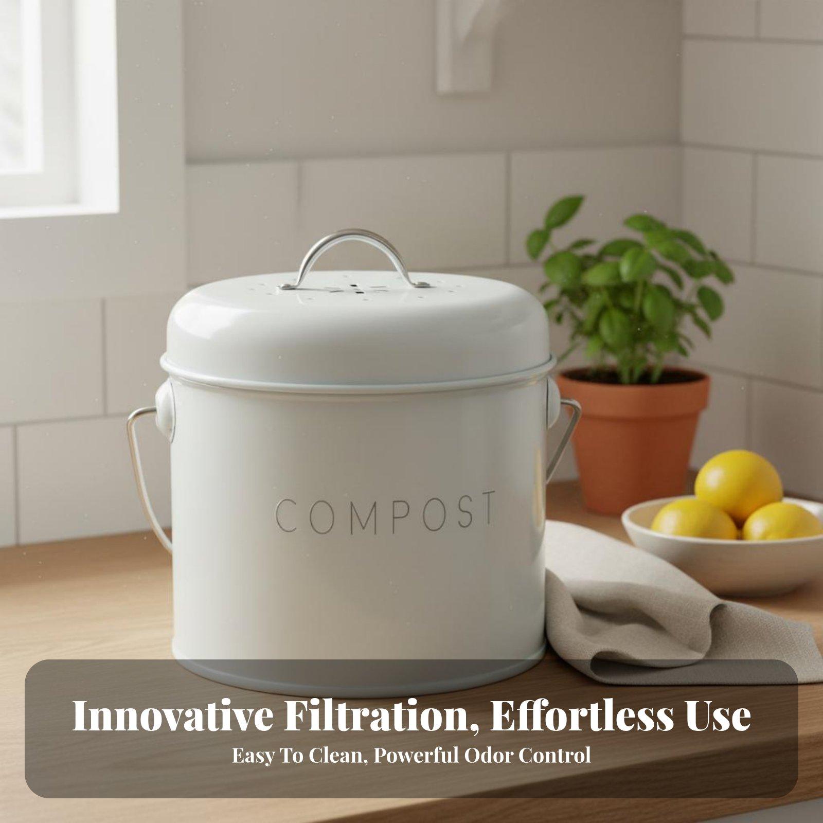Cubo de Basura de Escritorio p - Compost Bin reseña y precio